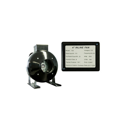 Inline Duct Fan & Carbon Filter Combo | Inline Duct Fan with Virgin Charcoal Carbon Filter Combo_1